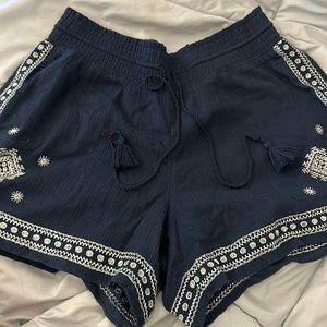 j crew cloth shorts